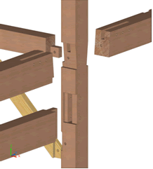 Northwest Timberframes CAD Drawing