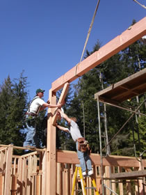 Northwest Timber Frames Raising Day